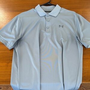 Under Armour Men's Gray Polo Shirt